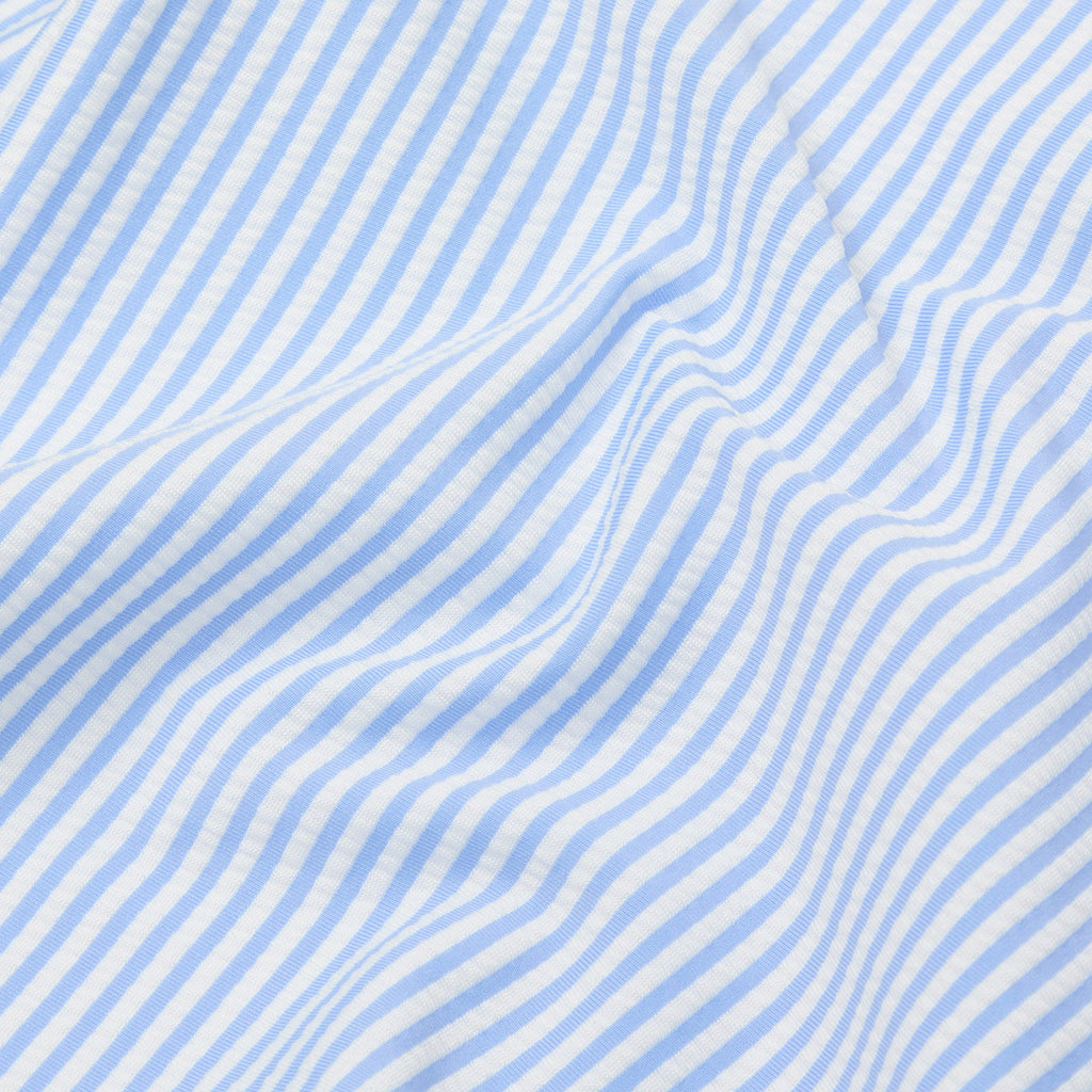 Cloud Stripe Seersucker Rash Vest