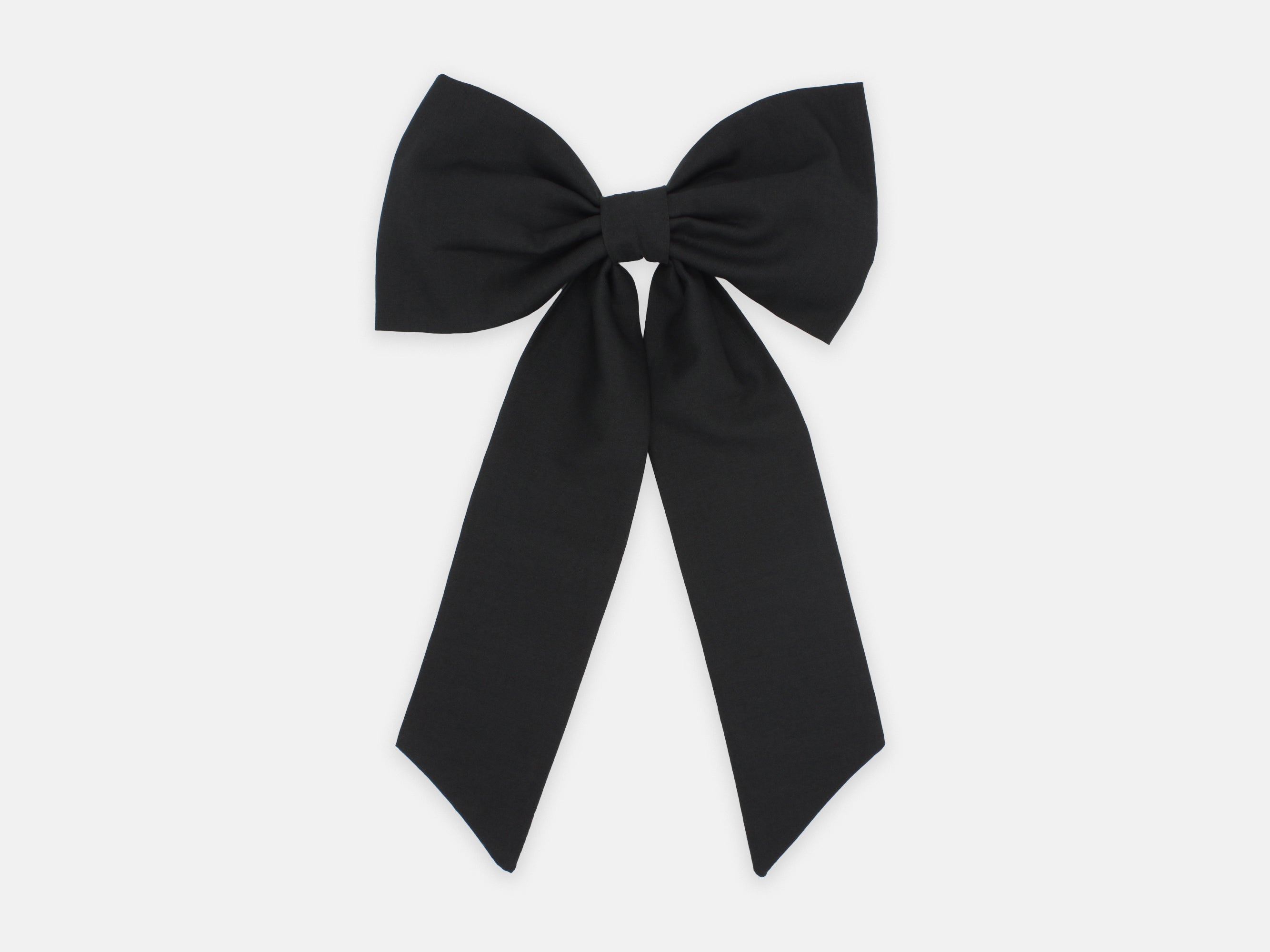 Large Bow Hair Clip - Liberty Black F Print