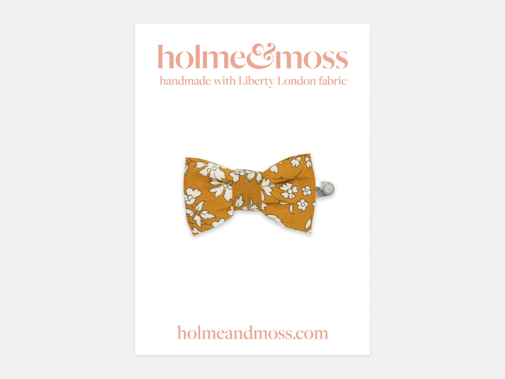Bow Hair Clip - Liberty Capel G Print