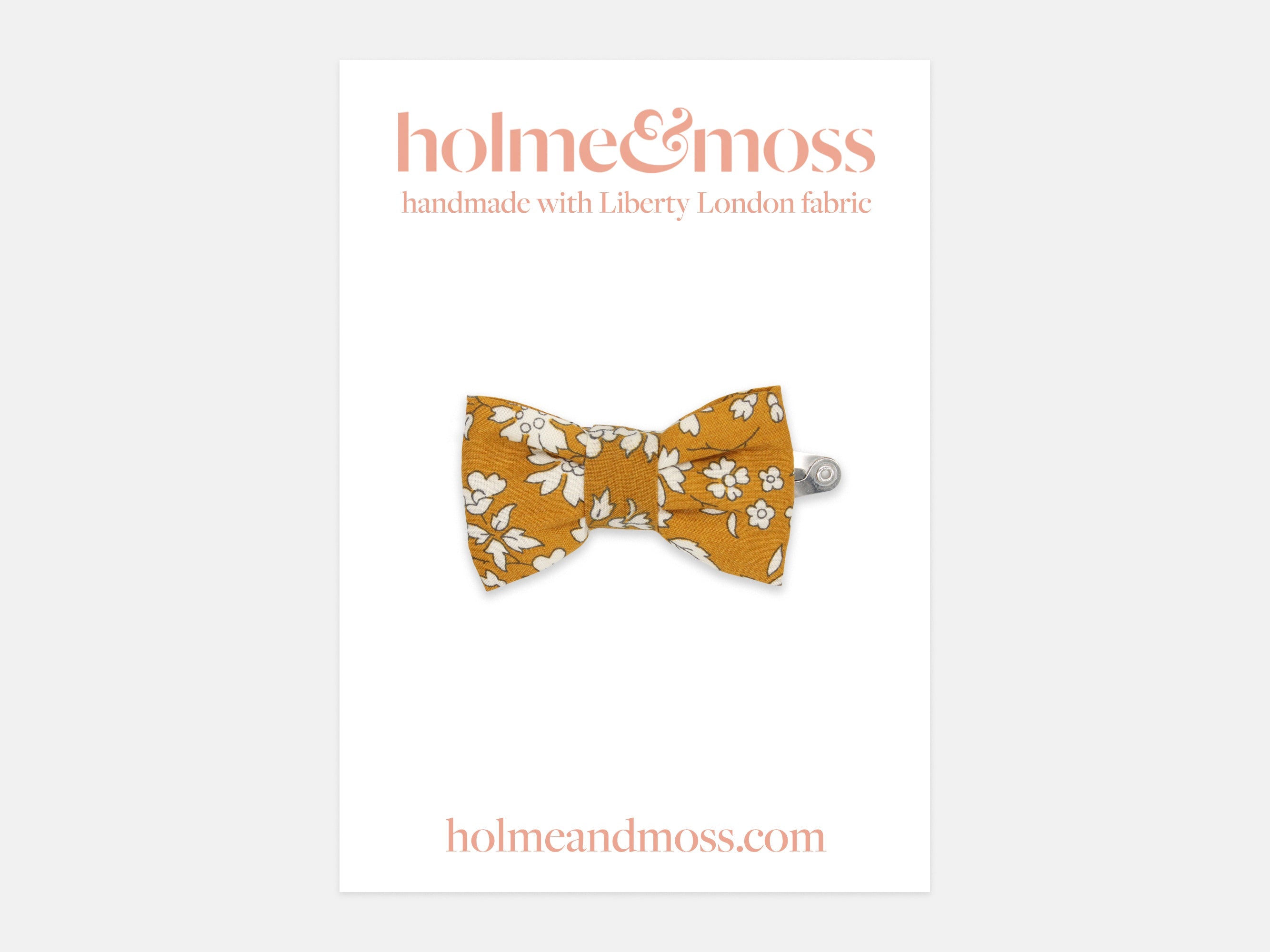 Bow Hair Clip - Liberty Capel G Print