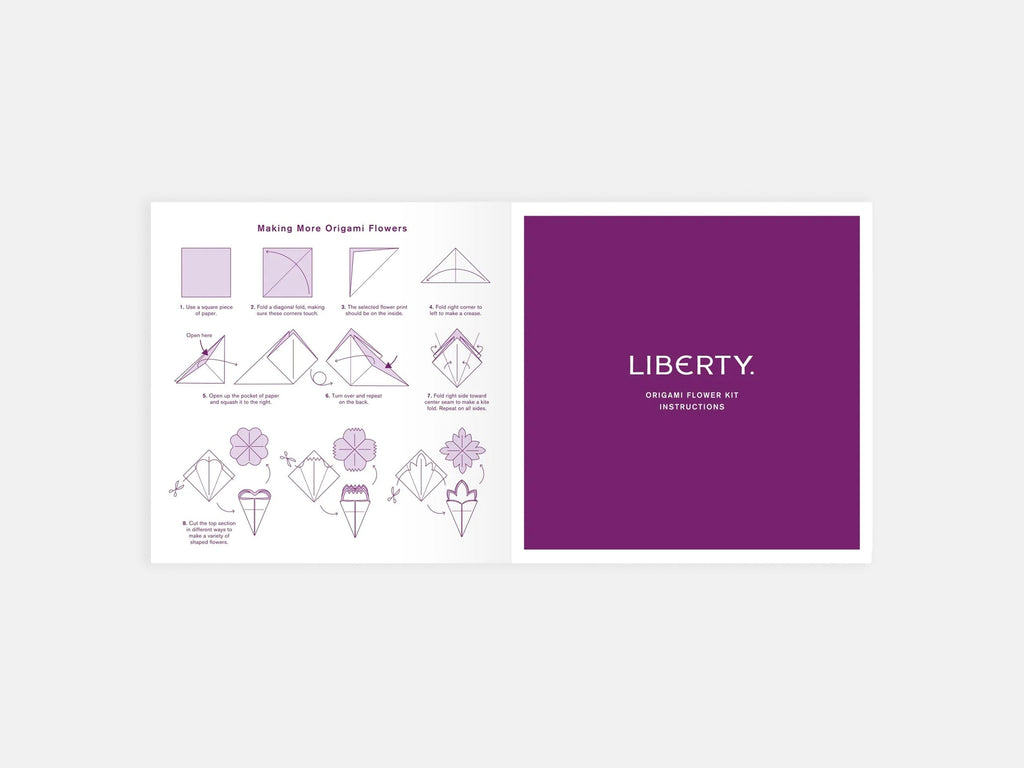 Liberty Classic Floral Origami Flower Kit