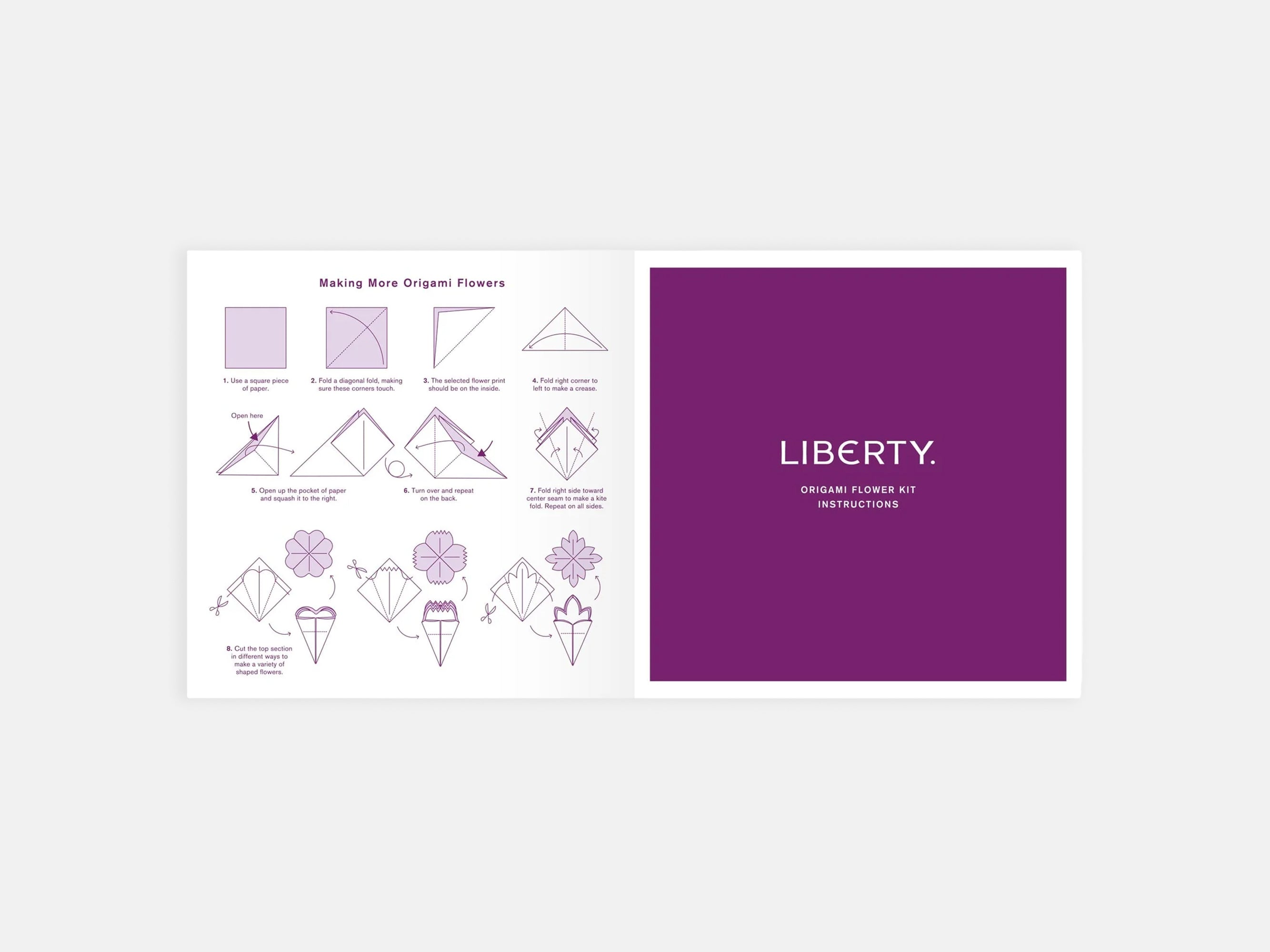 Liberty Classic Floral Origami Flower Kit