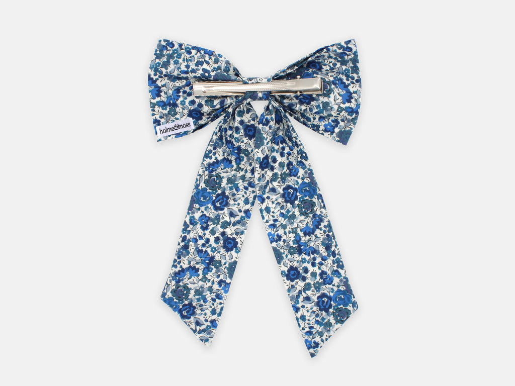 Large Bow Hair Clip - Liberty Emma and Georgina B Print