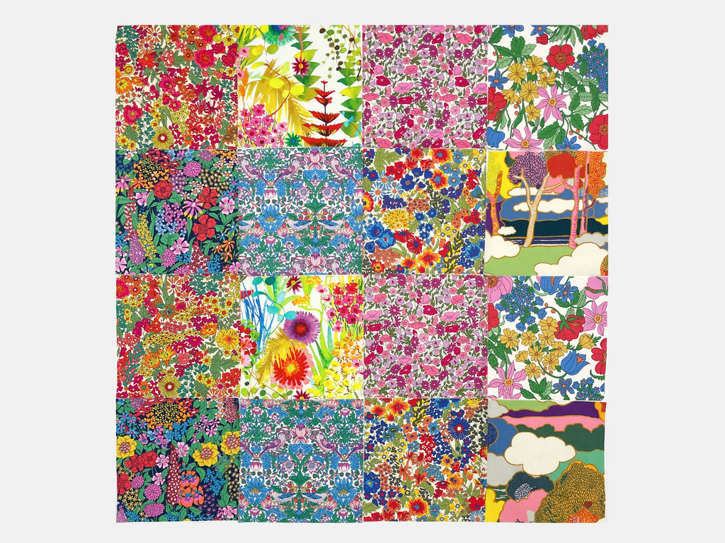 Liberty Fabrics Tana Lawn™ Cotton 5" Brights Charm Squares, Pack of 16
