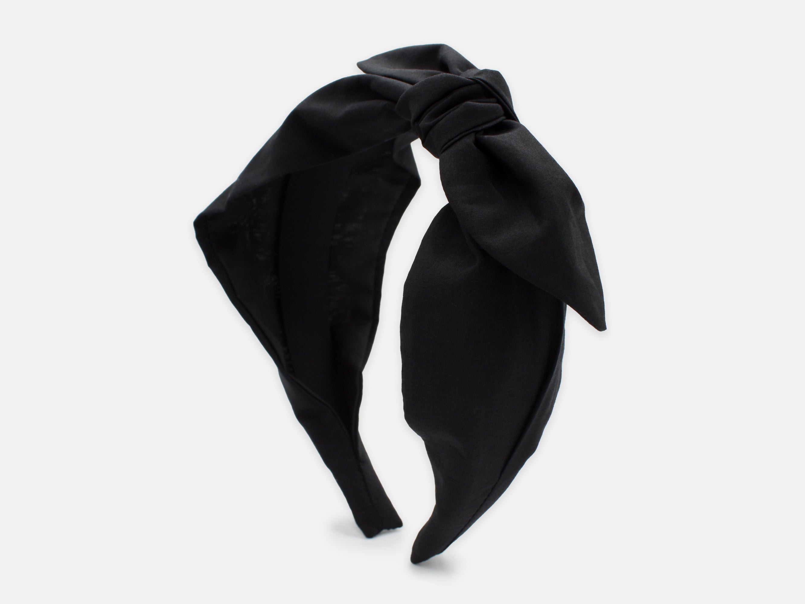Side Bow Headband - Liberty Black F Print