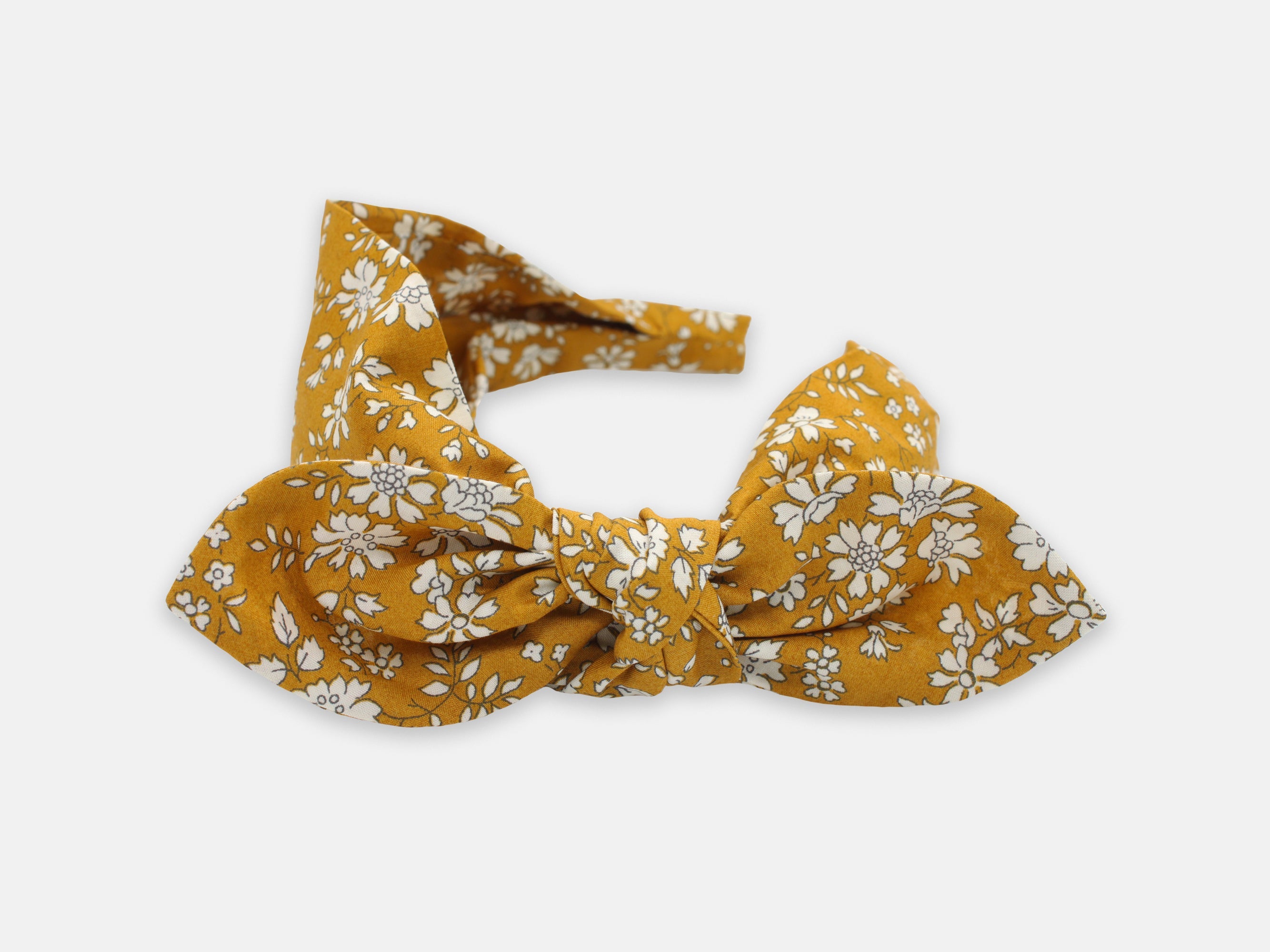 Side Bow Headband - Liberty Capel G Print