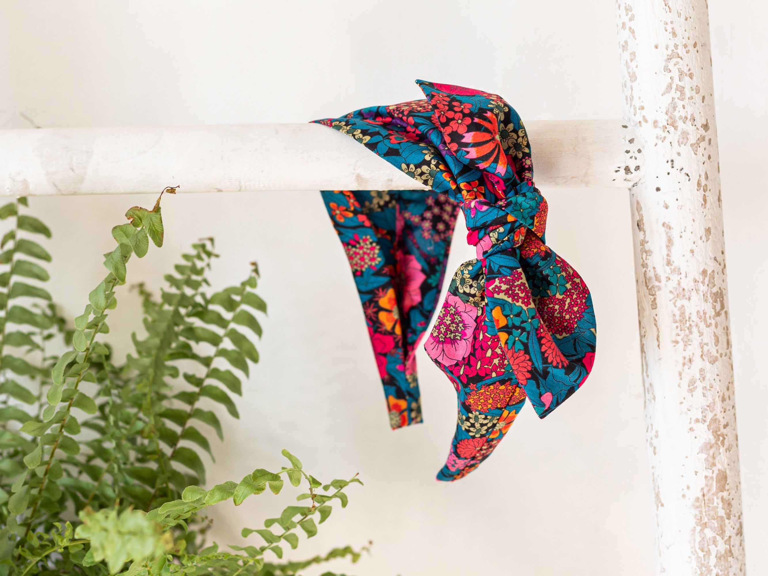Side Bow Headband - Liberty Ciara C Print