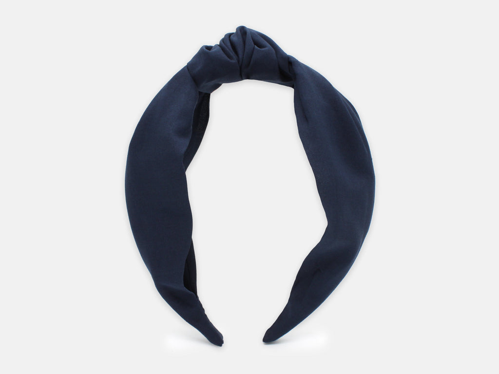 Classic Knot Headband - Liberty Navy C Print