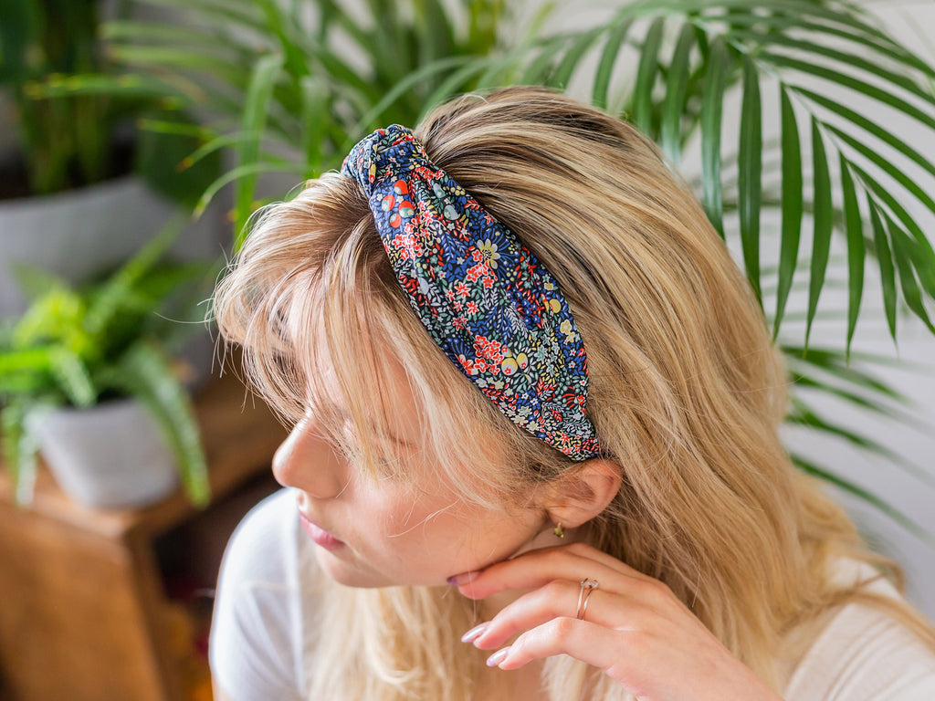 Classic Knot Headband - Liberty Emma and Georgina N Print