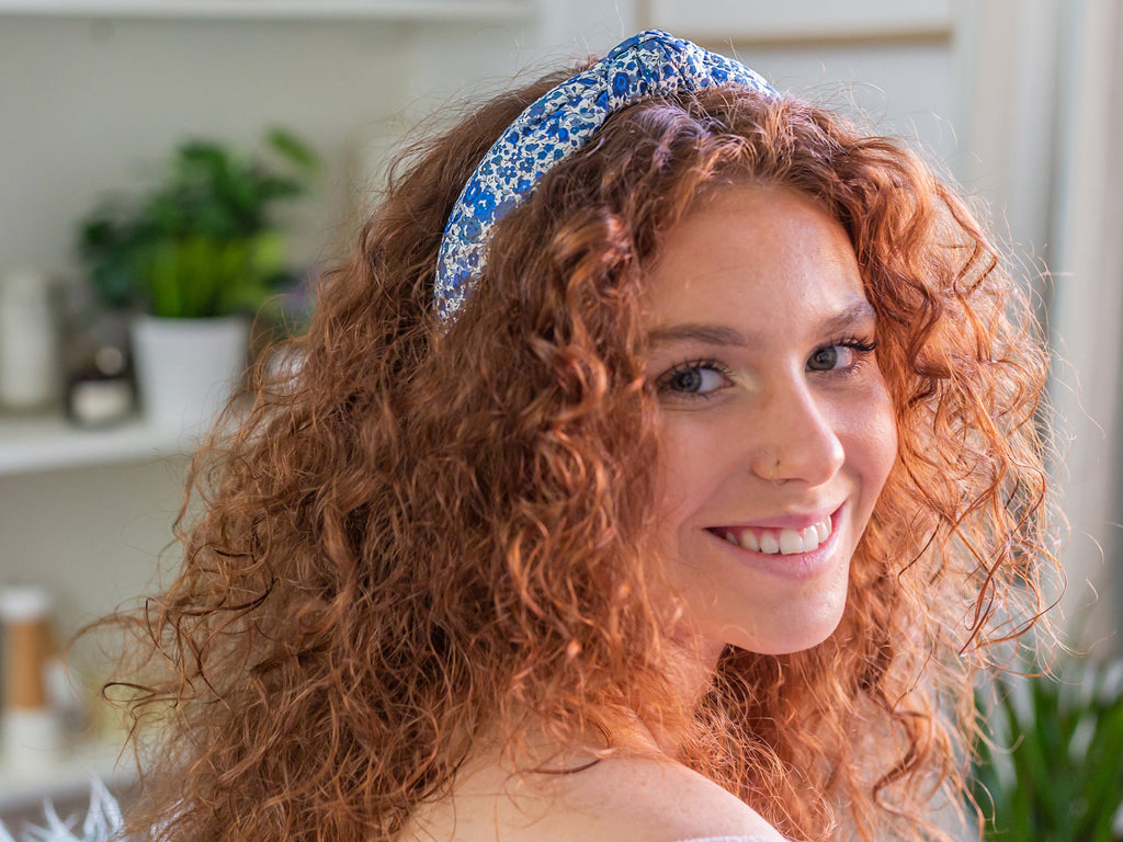 Padded Knot Headband - Liberty Margaret Annie A Print