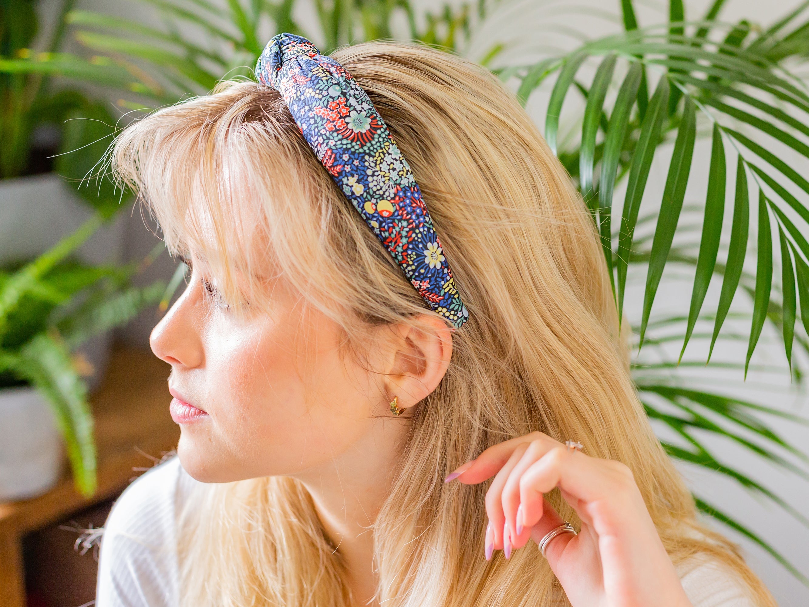 Padded Knot Headband - Liberty Wild Flowers Print