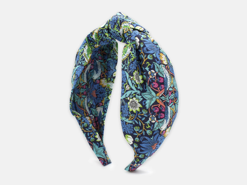 Classic Knot Headband - Liberty Strawberry Thief J Print