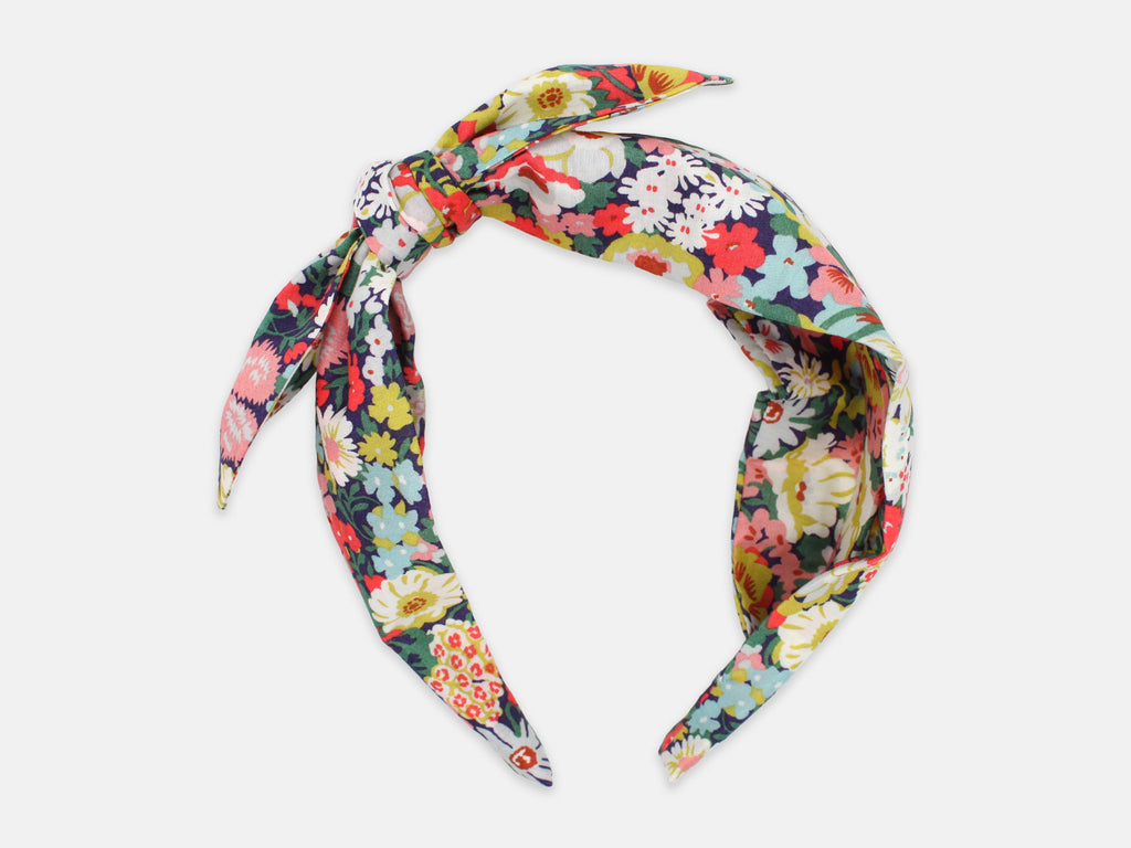 Side Bow Headband - Liberty Thorpe C Print