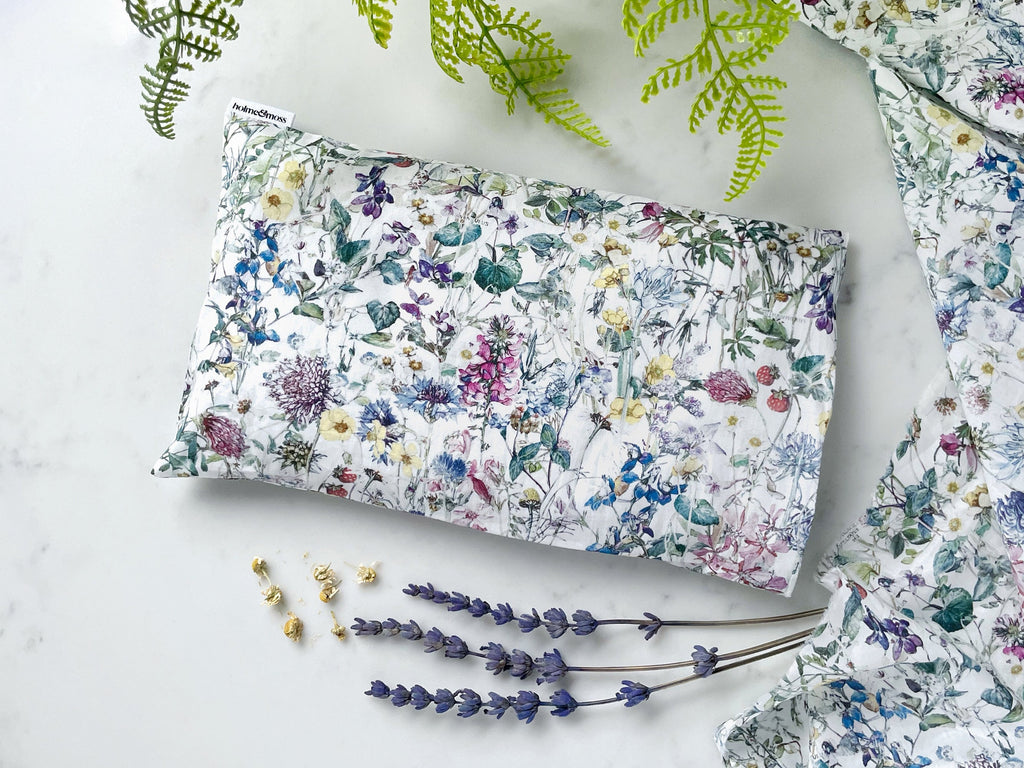 Eye Pillow with Lavender and Chamomile - Liberty Wild Flowers Print