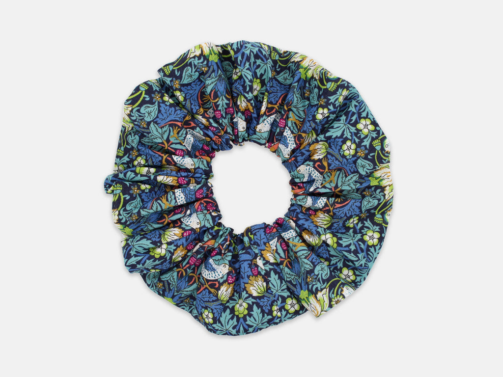 Scrunchie - Liberty Strawberry Thief J Print