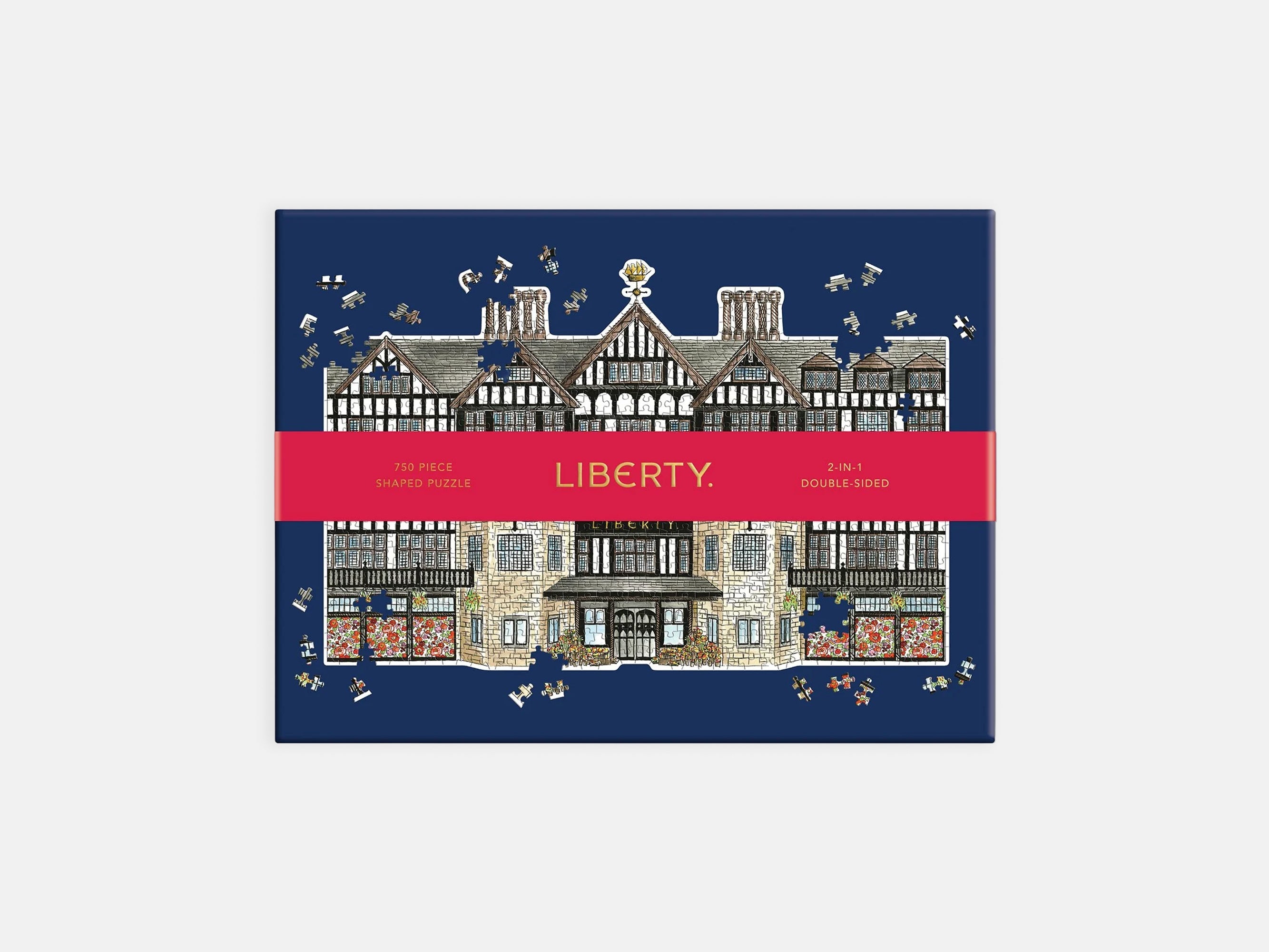 Liberty Tudor Building 750 Piece Shaped Puzzle