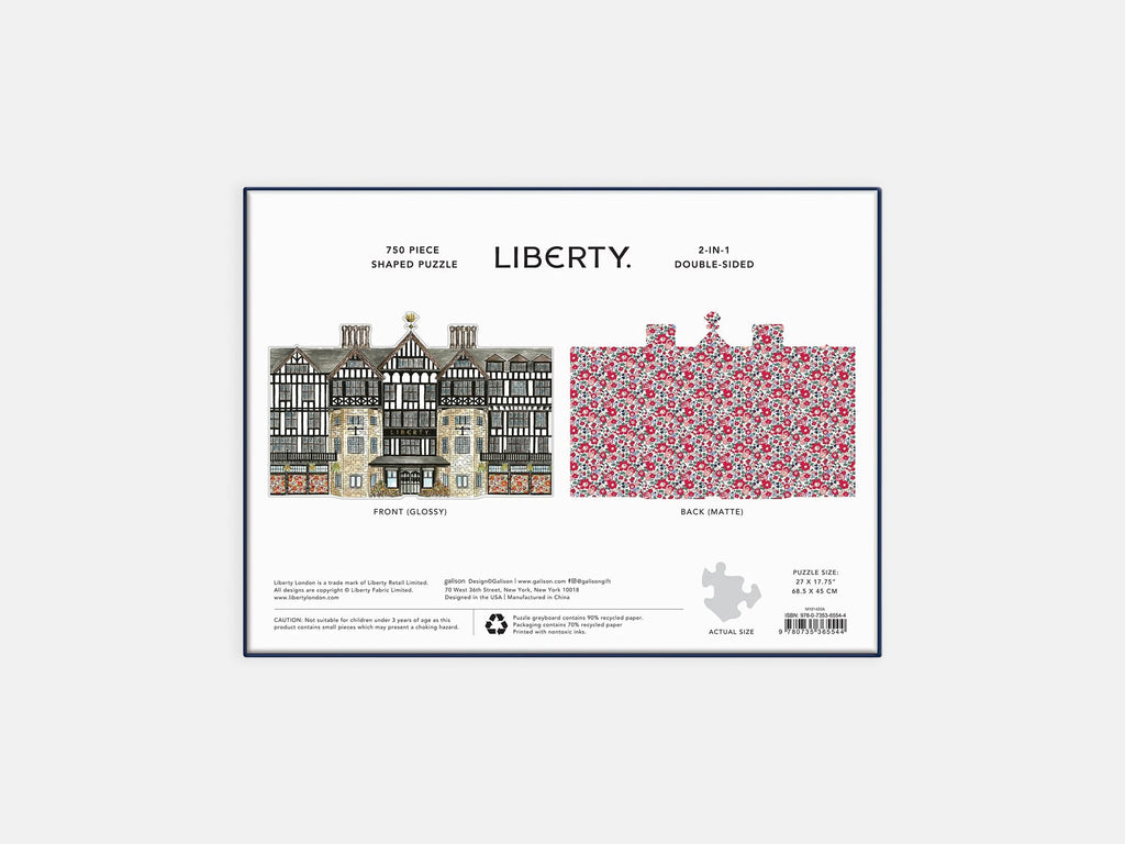 Liberty Tudor Building 750 Piece Shaped Puzzle