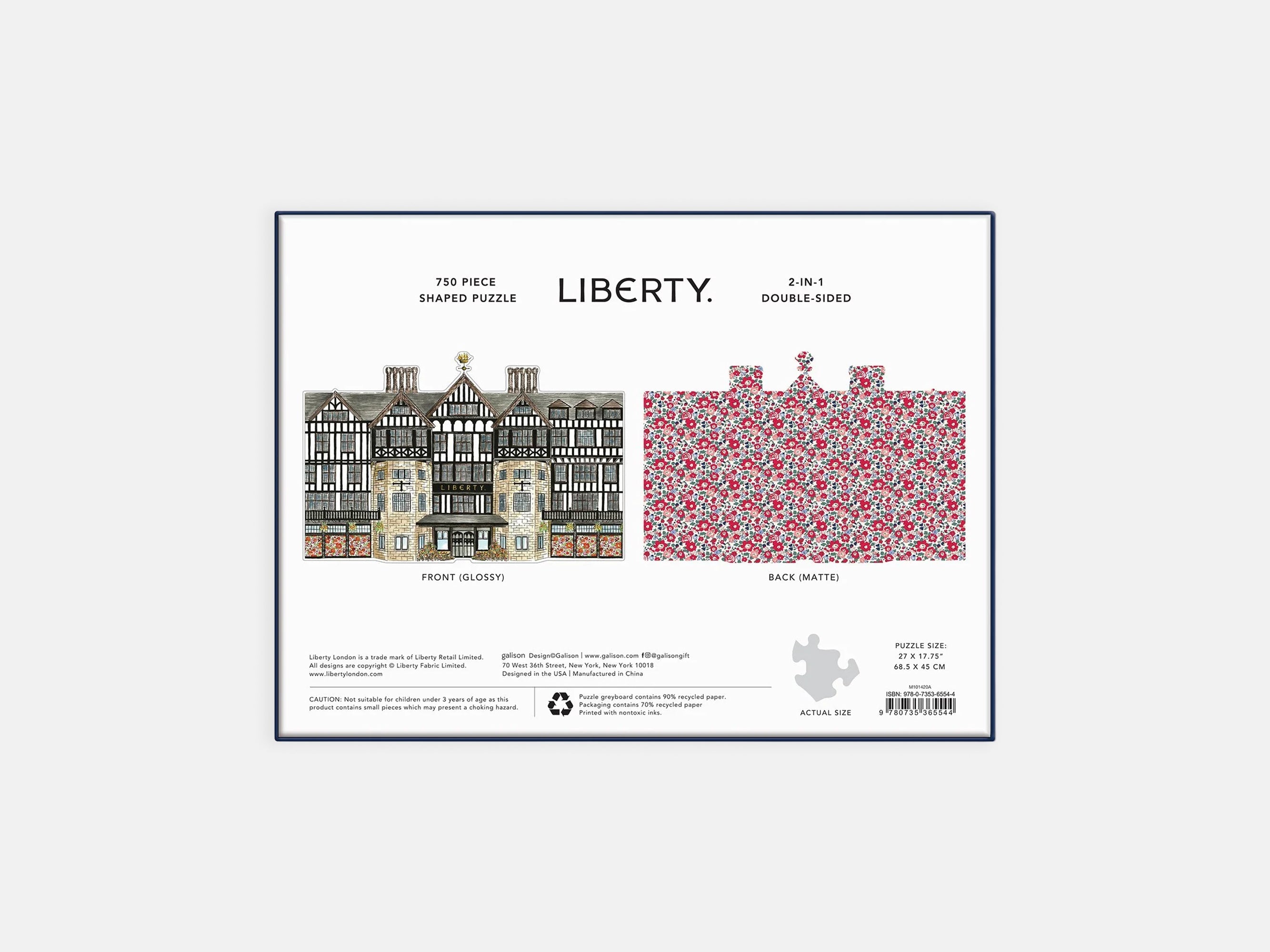 Liberty Tudor Building 750 Piece Shaped Puzzle