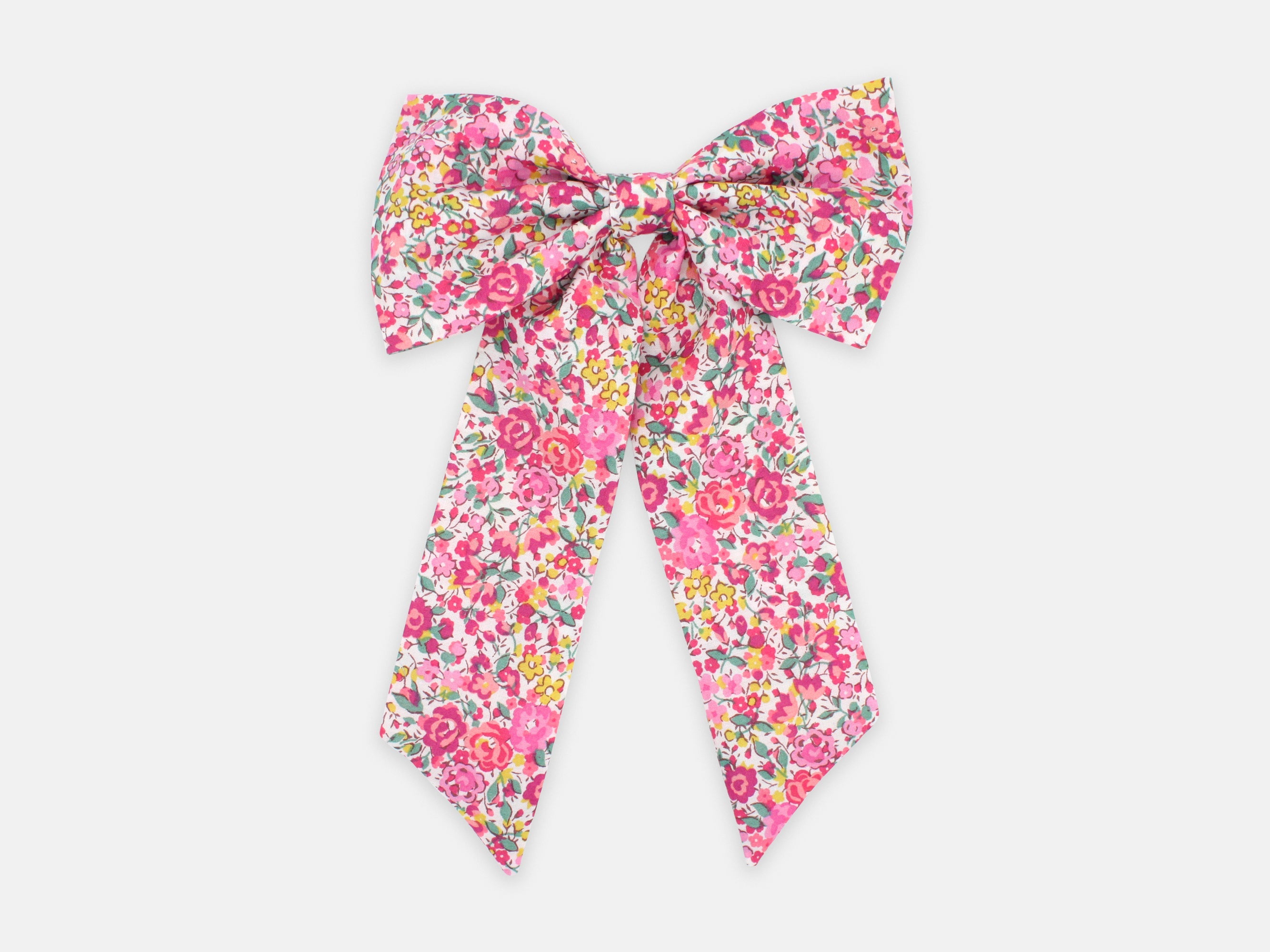 Large Bow Hair Clip - Liberty Emma and Georgina N Print