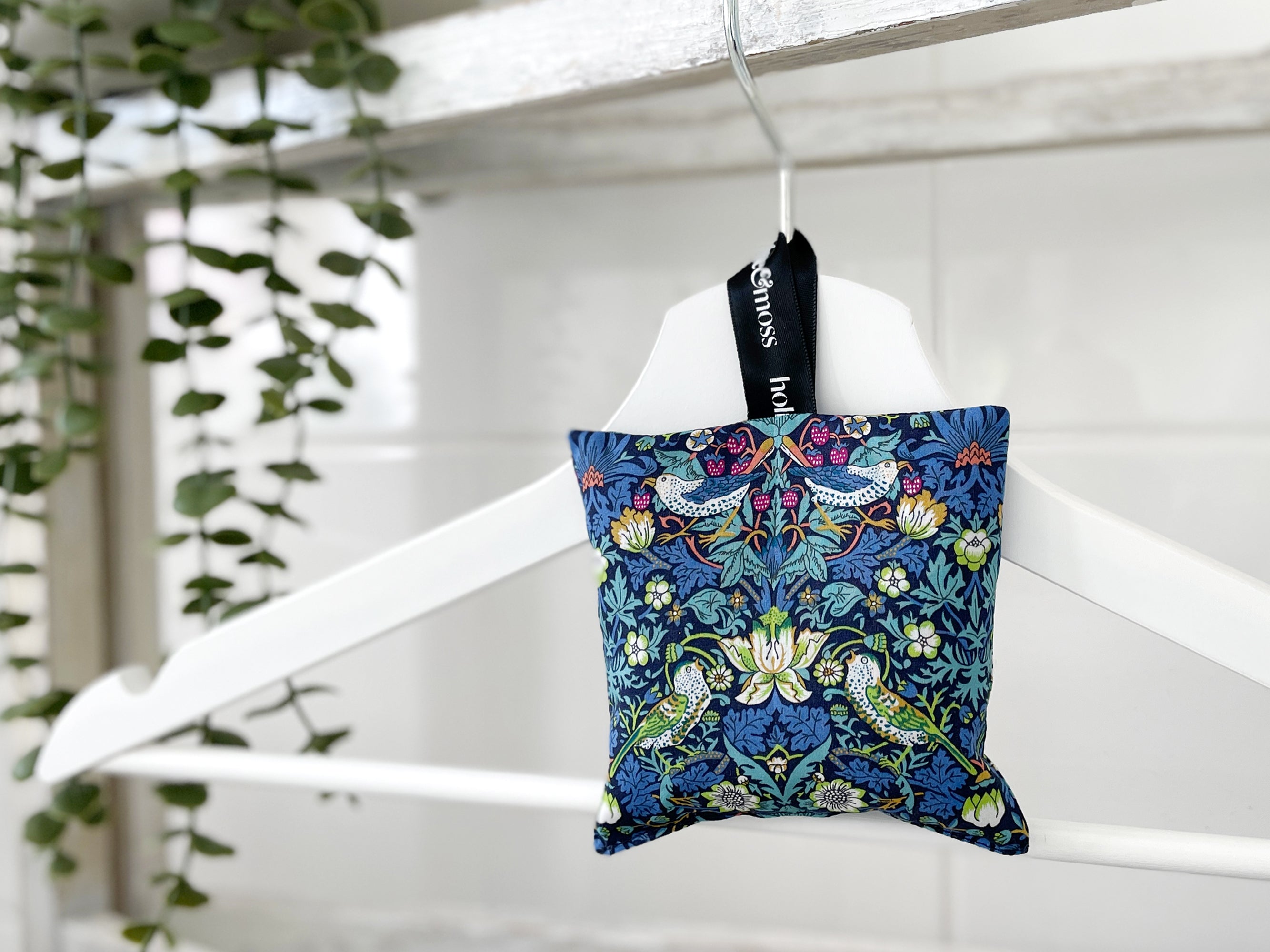 Lavender Bag - Liberty Strawberry Thief J Print