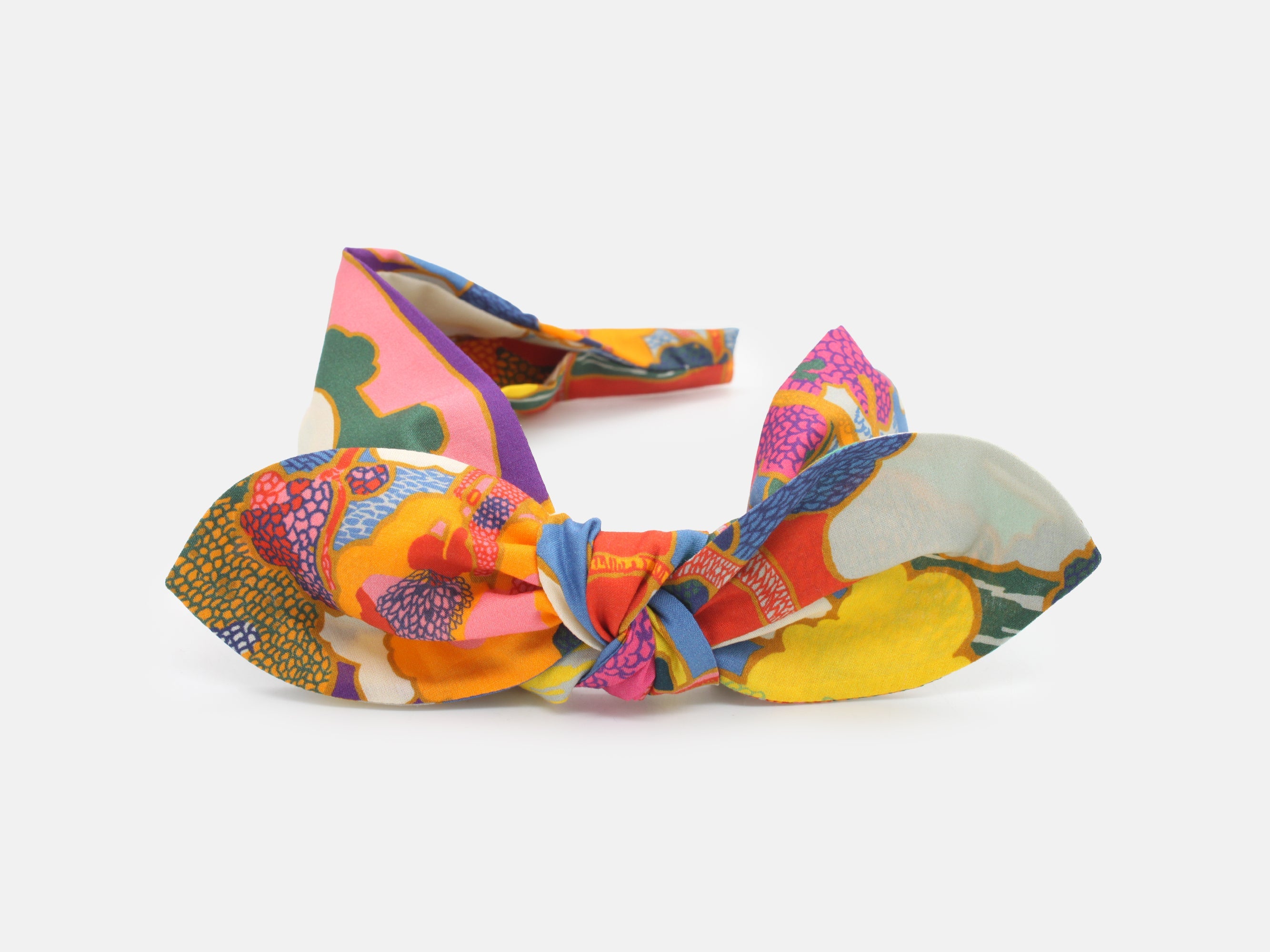Side Bow Headband - Liberty Prospect Road A Print