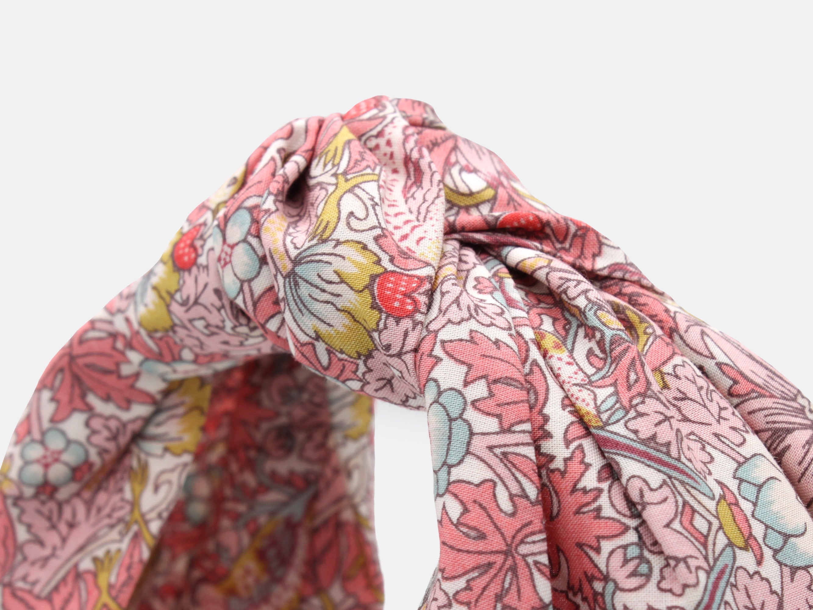 Classic Knot Headband - Liberty Strawberry Thief Spring C Print
