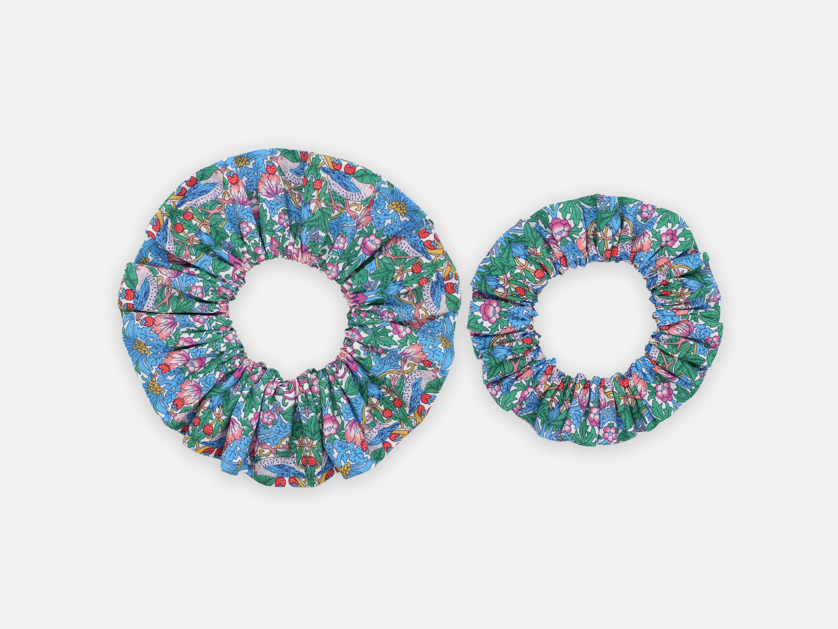 Scrunchie - Liberty Strawberry Thief Spring F Print