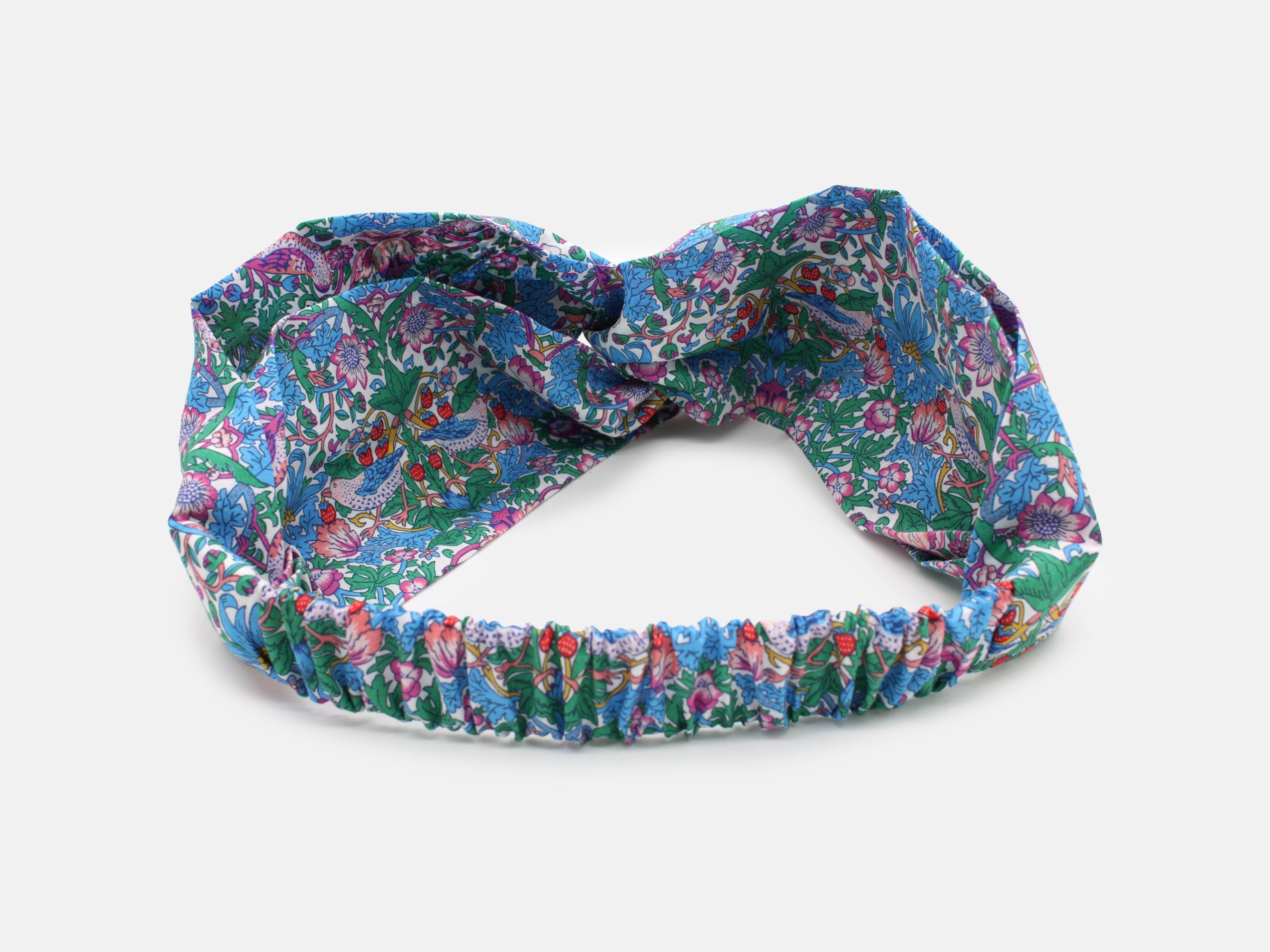 Twist Headband - Liberty Strawberry Thief Spring F Print