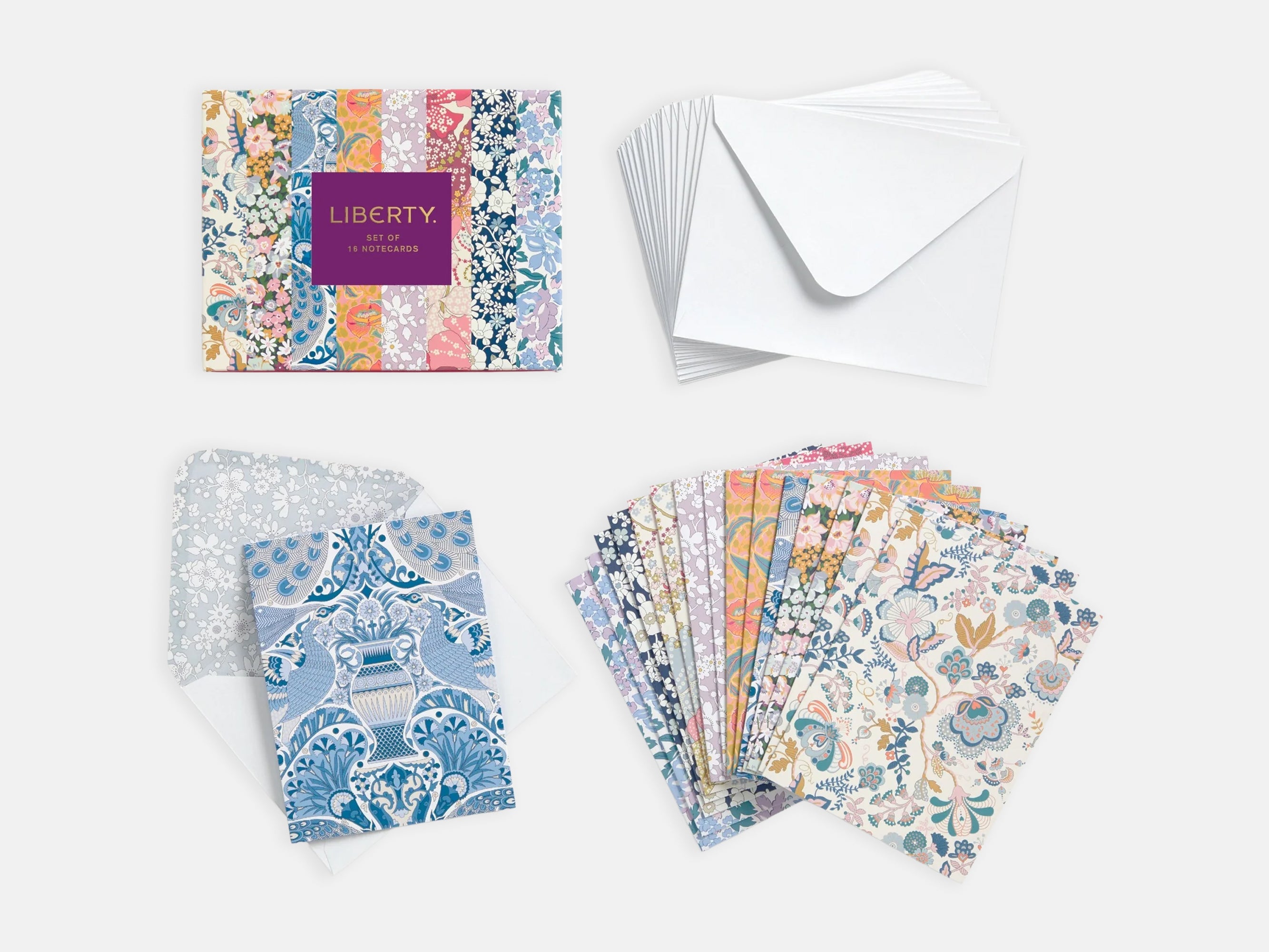 Liberty Floral Greeting Assortment Notecard Set Volume 2
