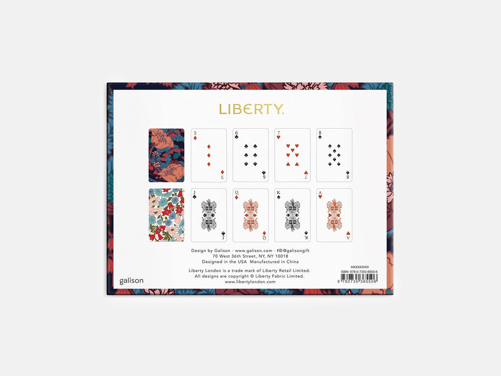 Liberty Floral Playing Card Set