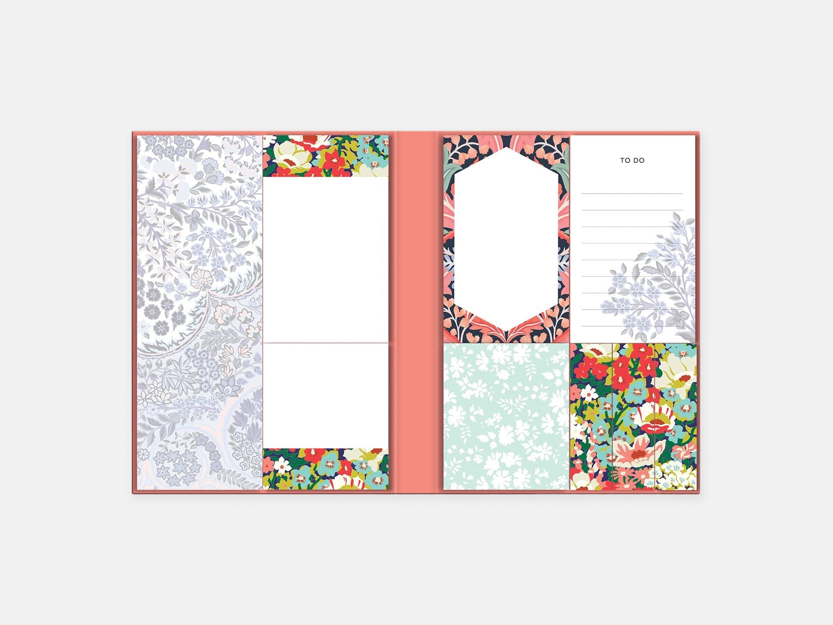 Liberty Floral Sticky Notes Hard Cover Book