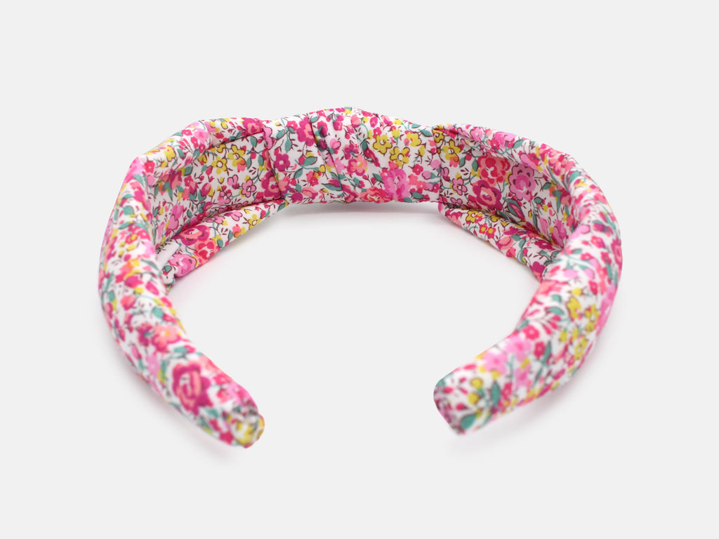 Padded Knot Headband - Liberty Emma and Georgina N Print
