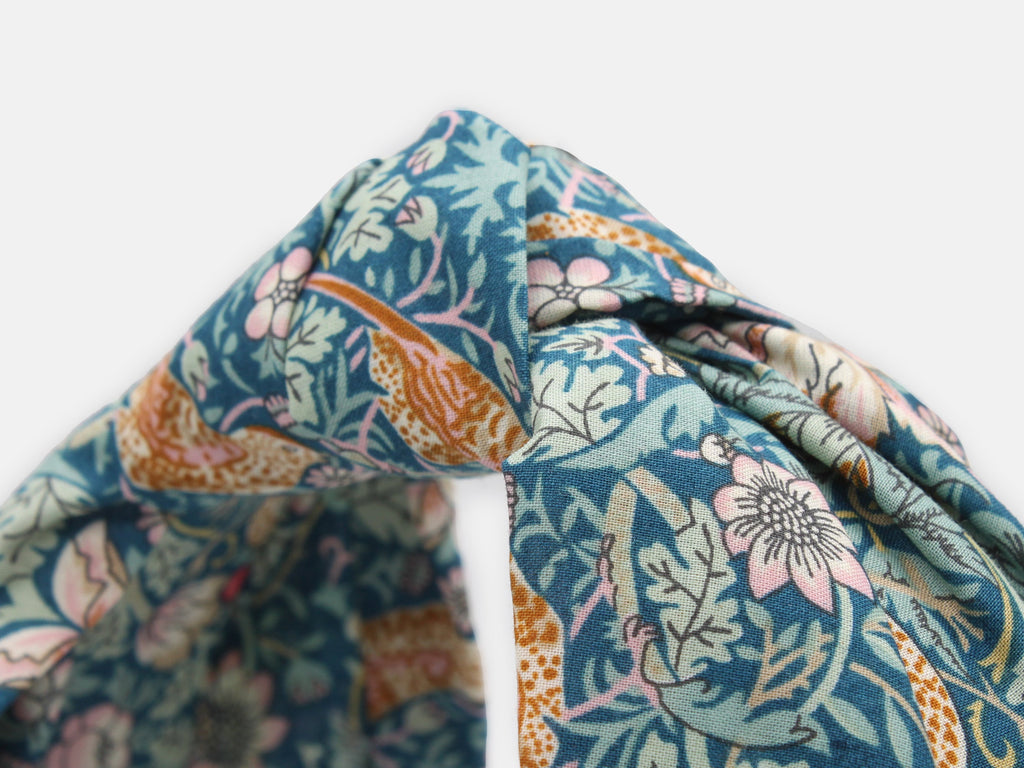 Classic Knot Headband - Liberty Strawberry Thief P Print