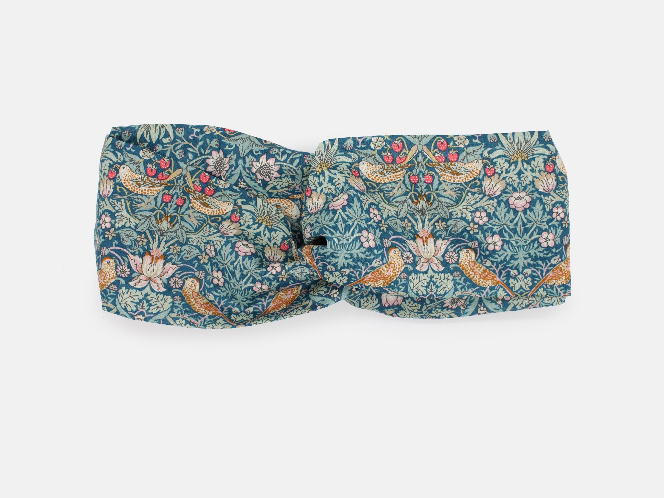 Twist Headband - Liberty Strawberry Thief P Print