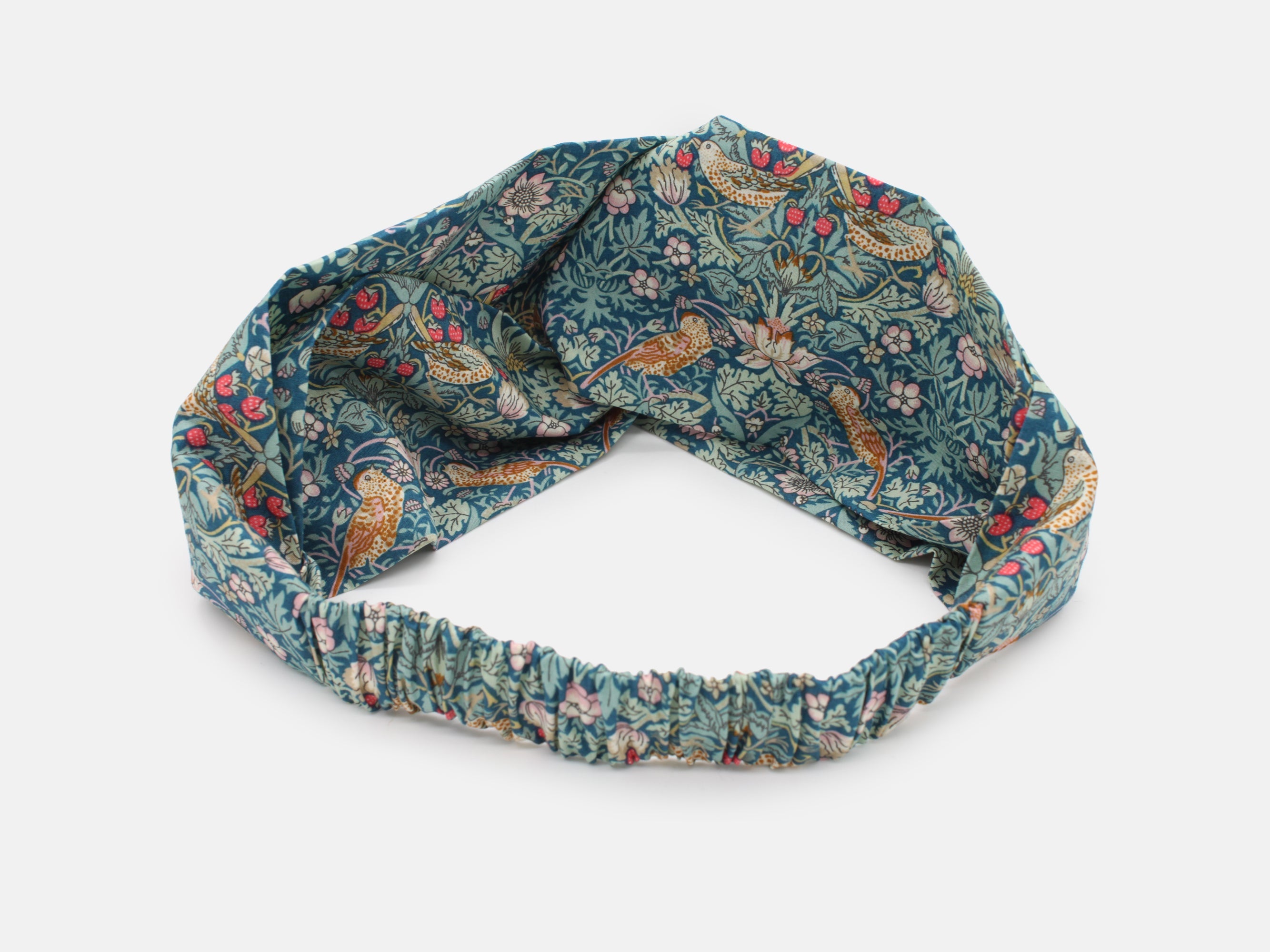 Twist Headband - Liberty Strawberry Thief P Print