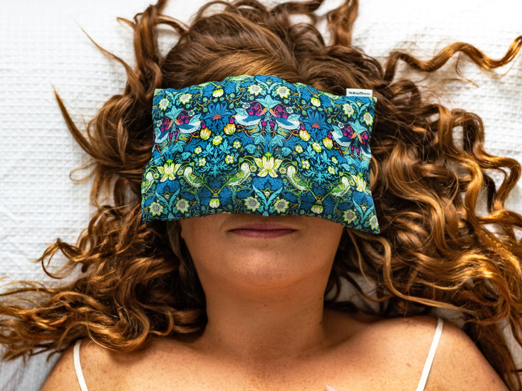 Eye Pillow with Lavender and Chamomile - Liberty Strawberry Thief J Print