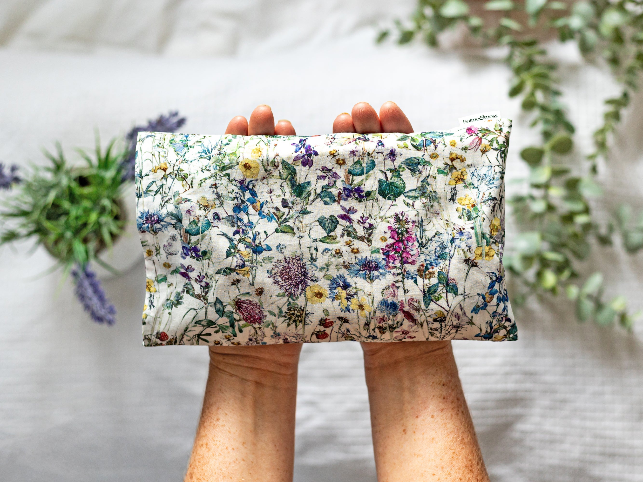 Eye Pillow with Lavender and Chamomile - Liberty Wild Flowers Print