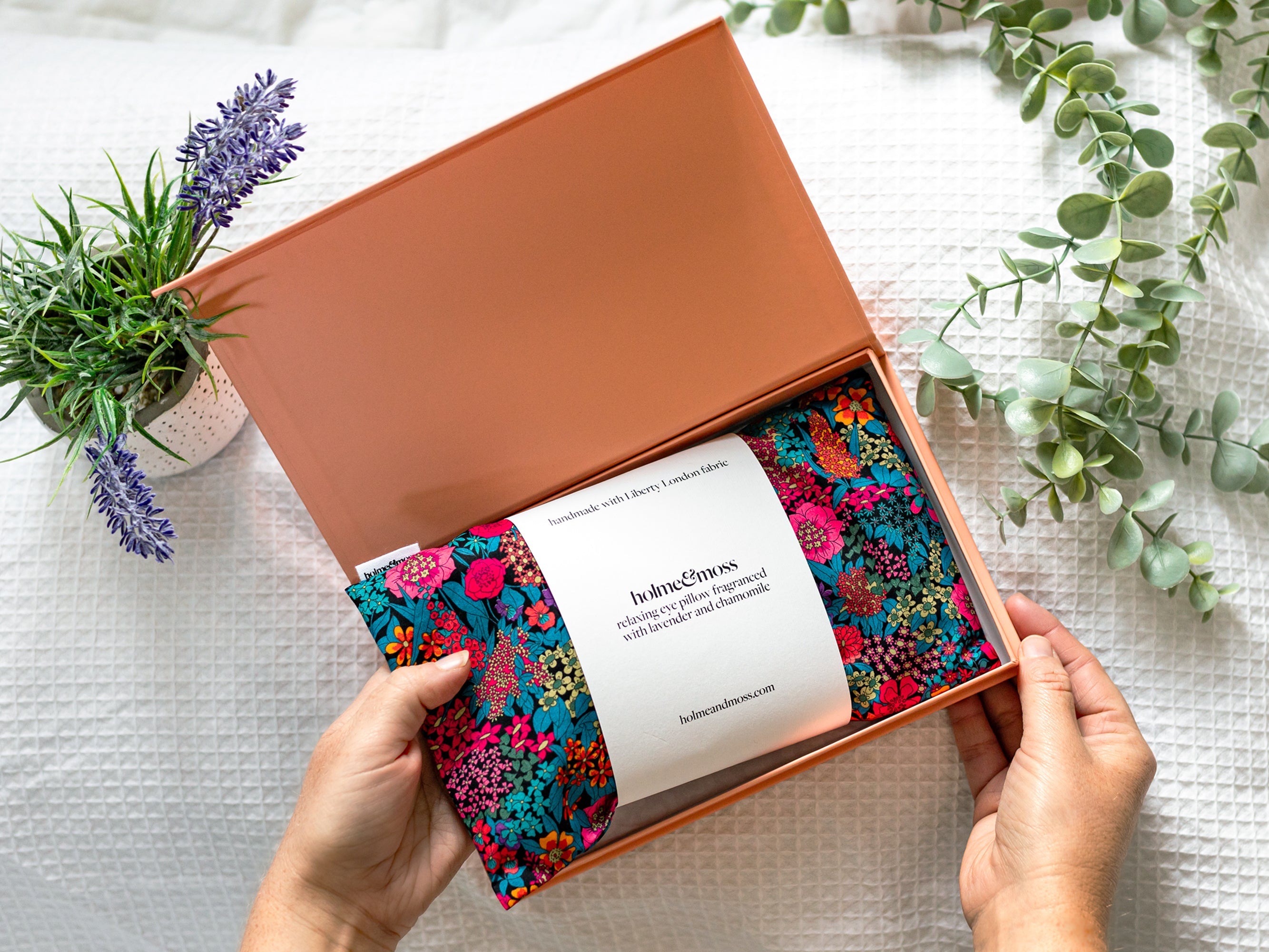 Eye Pillow with Lavender and Chamomile - Liberty Emma and Georgina B Print