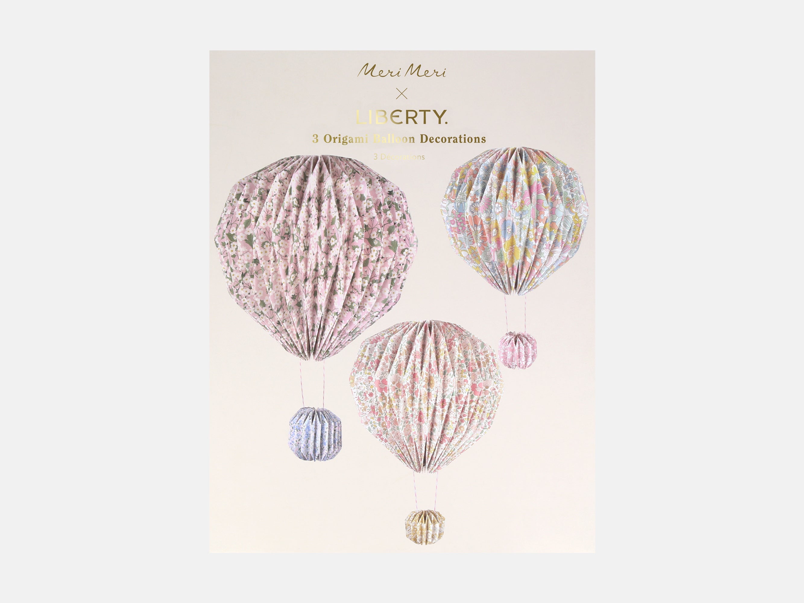 Meri Meri x Liberty Origami Balloon Decorations (3)