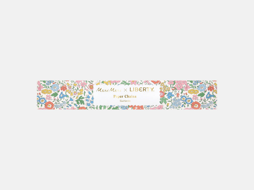 Meri Meri x Liberty Scalloped Paper Chains Set