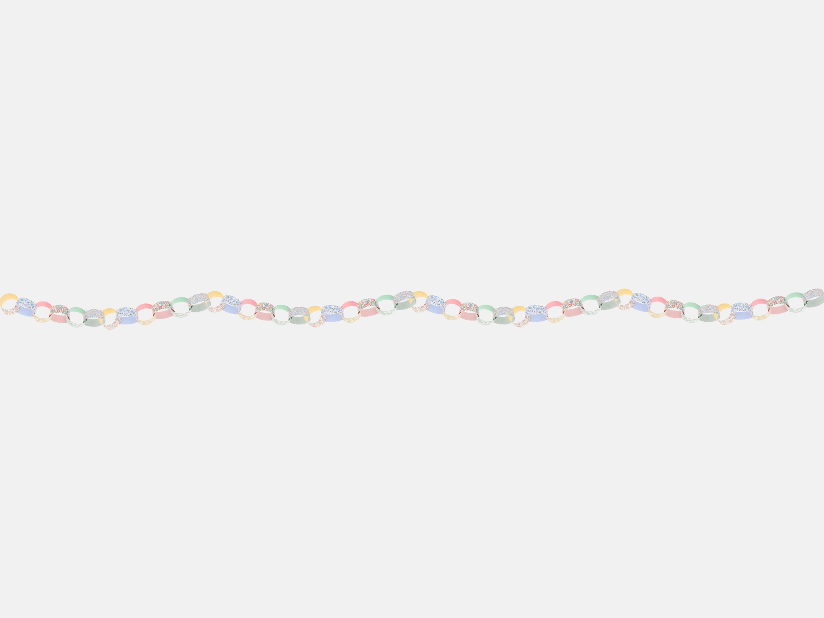 Meri Meri x Liberty Scalloped Paper Chains Set