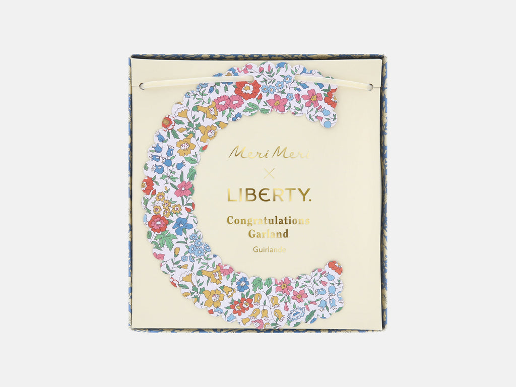 Meri Meri x Liberty Congratulations Garland