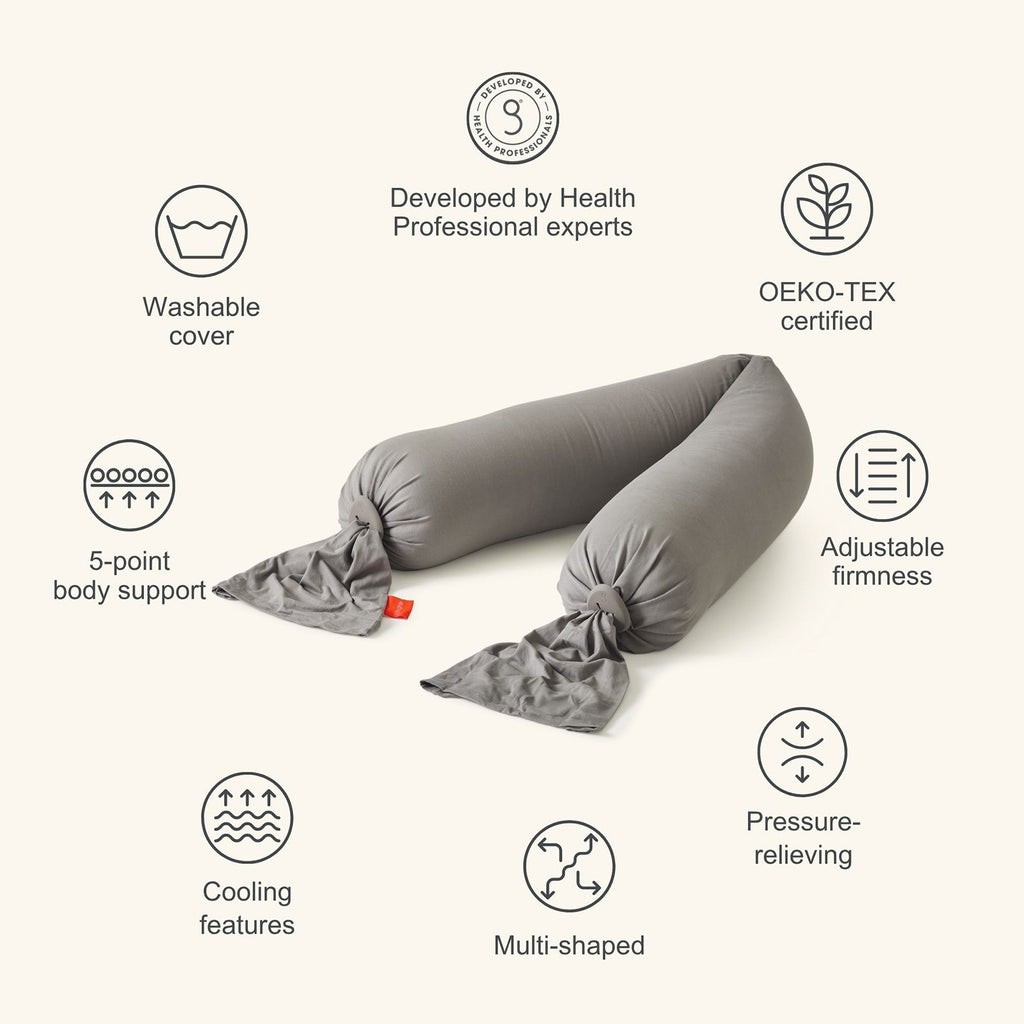 bbhugme Pregnancy Pillow - Stone