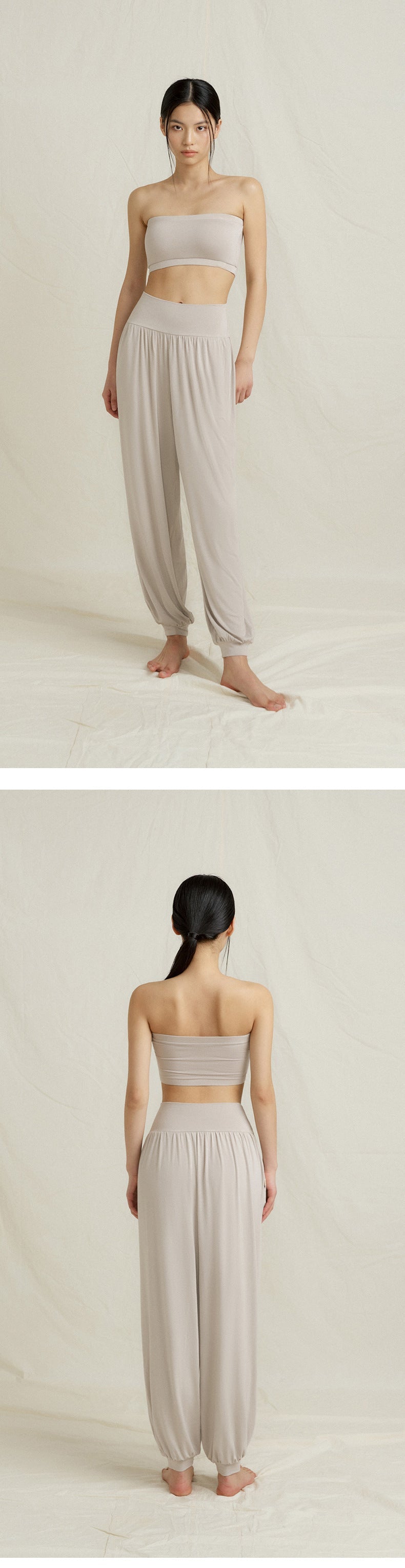 2025 Spring New Yoga Trousers Women's Loose Leg Bloomers Breathable Pilates Dance Fitness Sports Pants