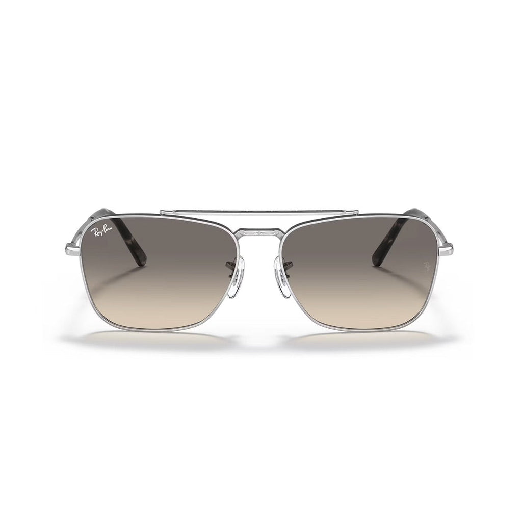 RAYBAN - NEW CARAVAN | Silver w/ Gradient Grey