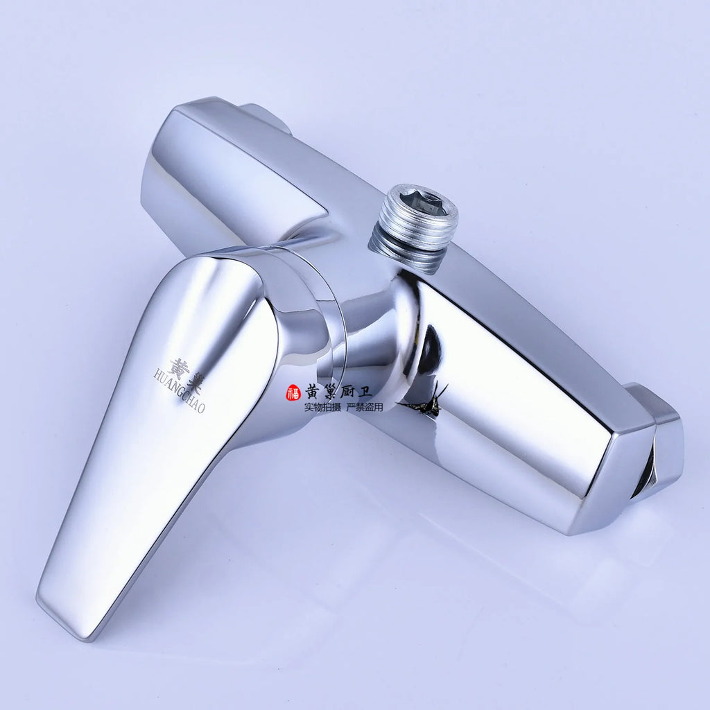 Brass Shower Faucet Mixer Valve Set with Shower Head and Hidden Switch for Bathroom Hot and Cold Water Tap  Bath