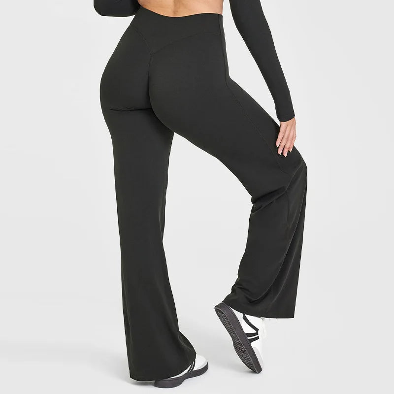 9 colors Yoga Pants GYM Naked Feel Straight-Leg Pants Ultra Soft Butter Fabric Women's Mid-Waist Pilates Running Sport Trousers
