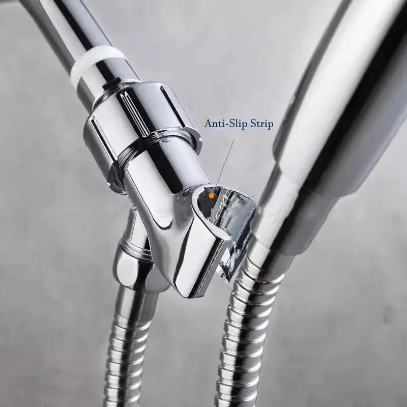 Adjustable Shower Arm Mounted Bracket G1/2″ Three-Way Diverter Valve Shower Head Holder Universal Faucet Bathroom Accessories