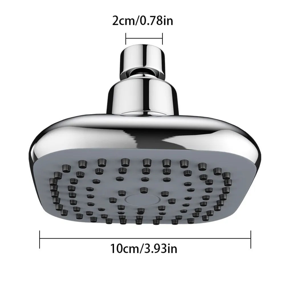 4 Inch Shower Faucet Wall Mounted Water Saving Shower Top Spray Rotatable Sprayer Rainfall Water Bathroom Hardware Accessories