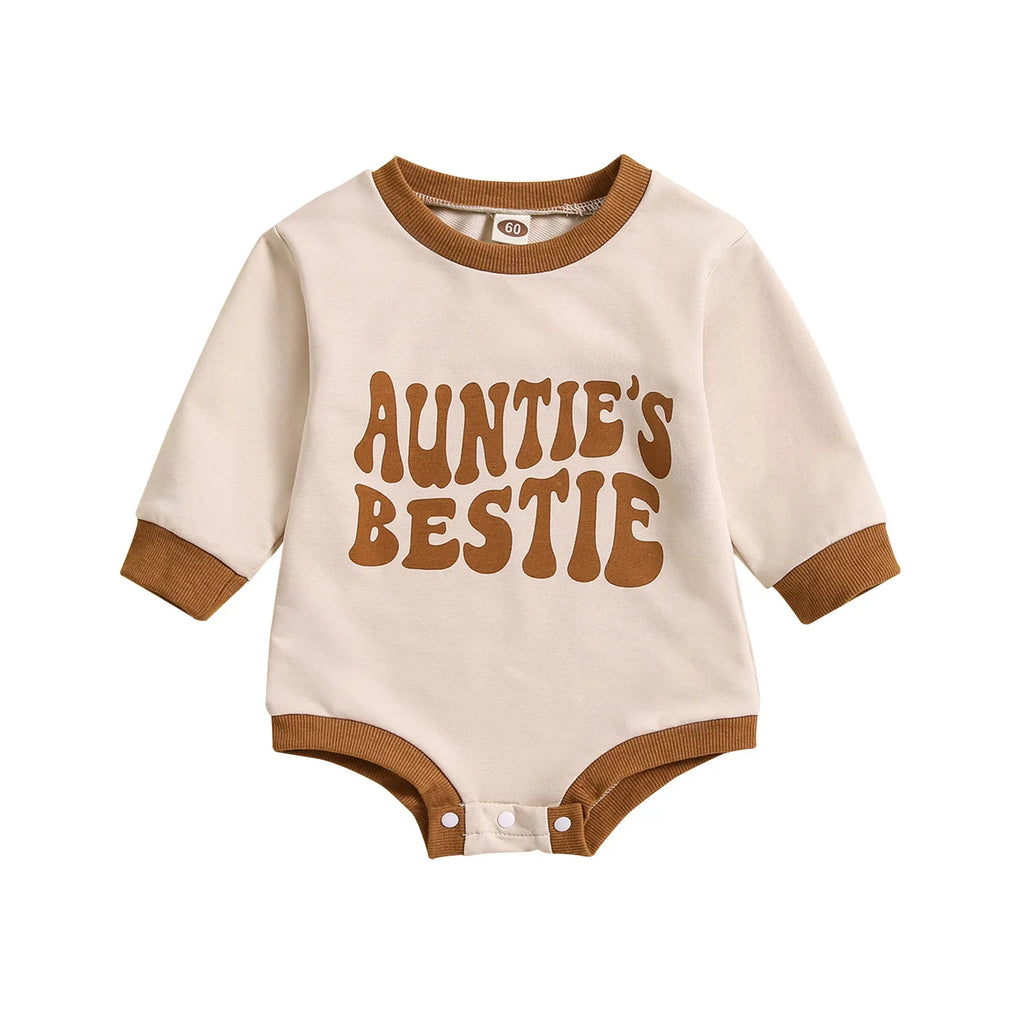 0-18M Newborn Baby Boys Girls Letters Print Playsuits Cotton Casual Long Sleeve Romper Spring Fall Toddler Infant Kids Clothing